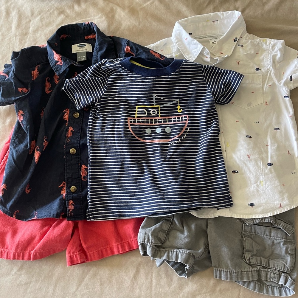 Boys 18-24 Summer outfit set